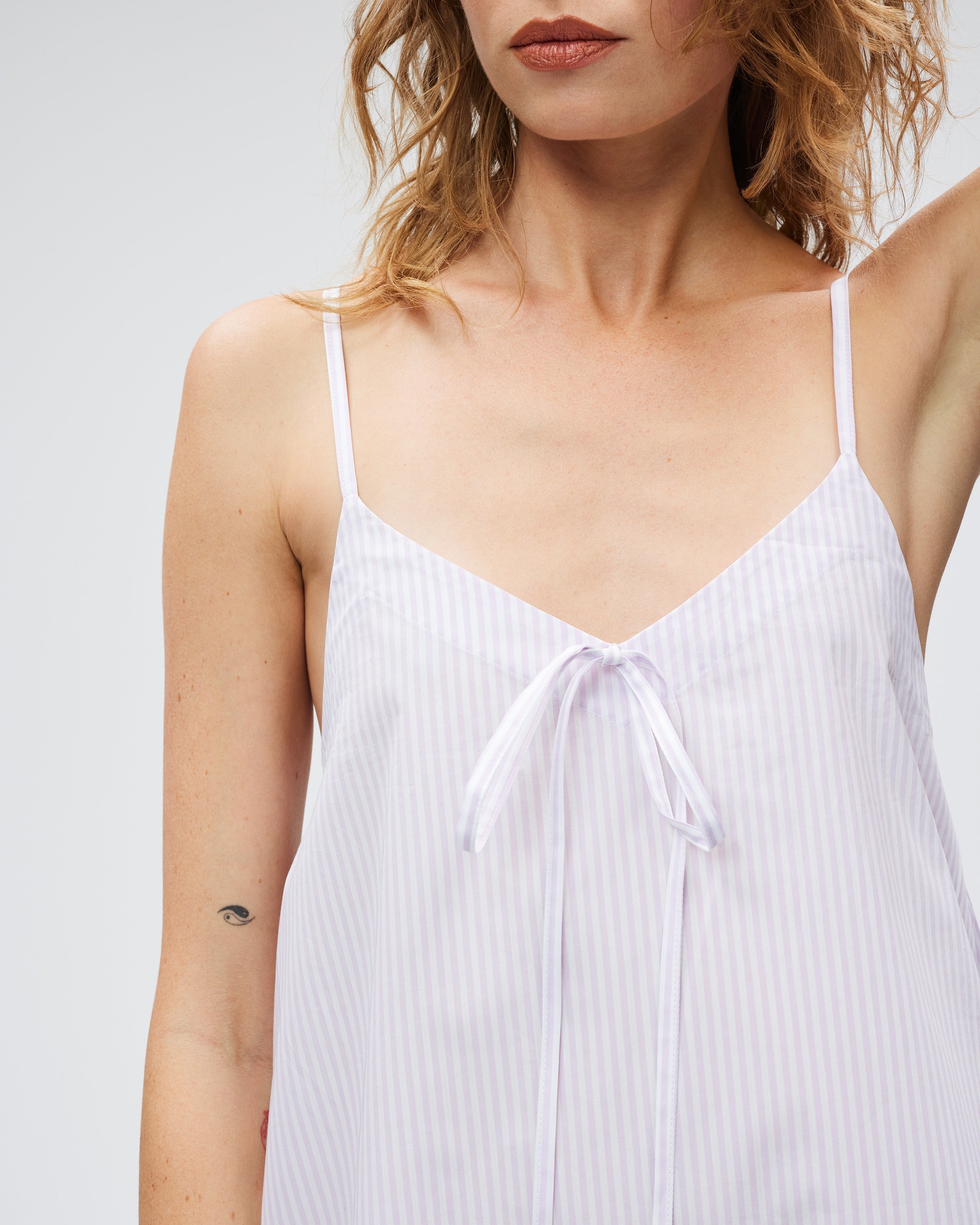 The Ragdoll Dress - Lavender Stripe